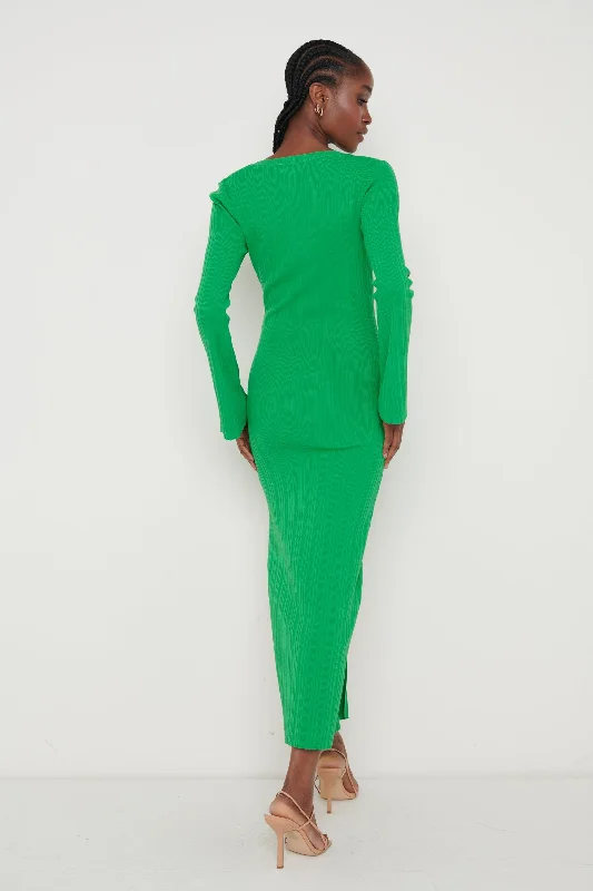 emmie-cut-out-knit-midaxi-dress-green