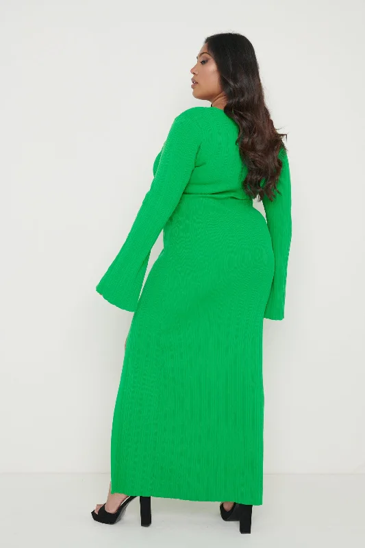 emmie-cut-out-knit-midaxi-dress-green