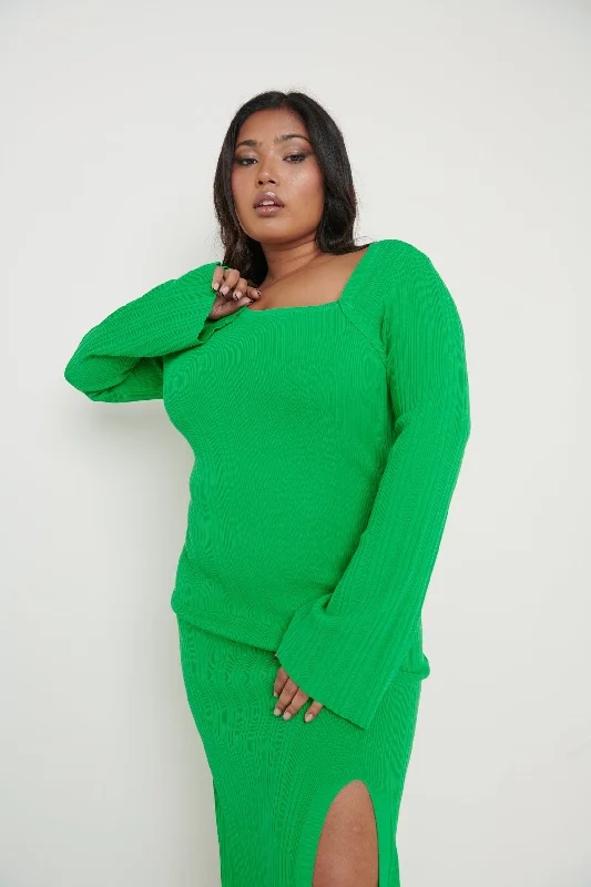 emmie-cut-out-knit-midaxi-dress-green