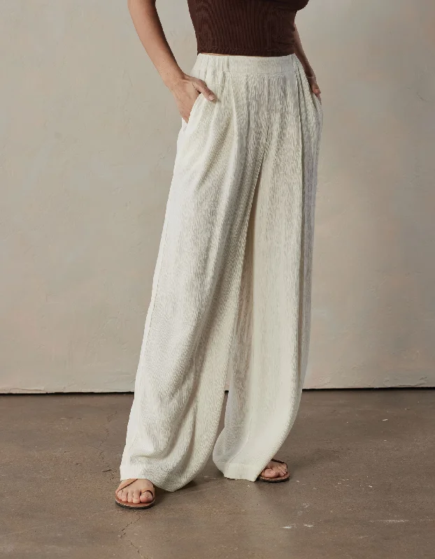 Ezra Crepe Wide Leg Pant