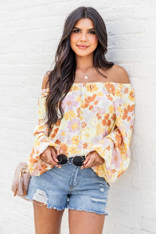 find-my-way-yellow-multi-floral-off-the-shoulder-blouse