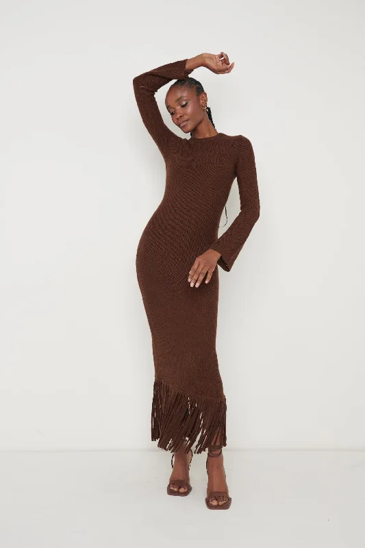 francoise-fringed-knit-maxi-dress-brown