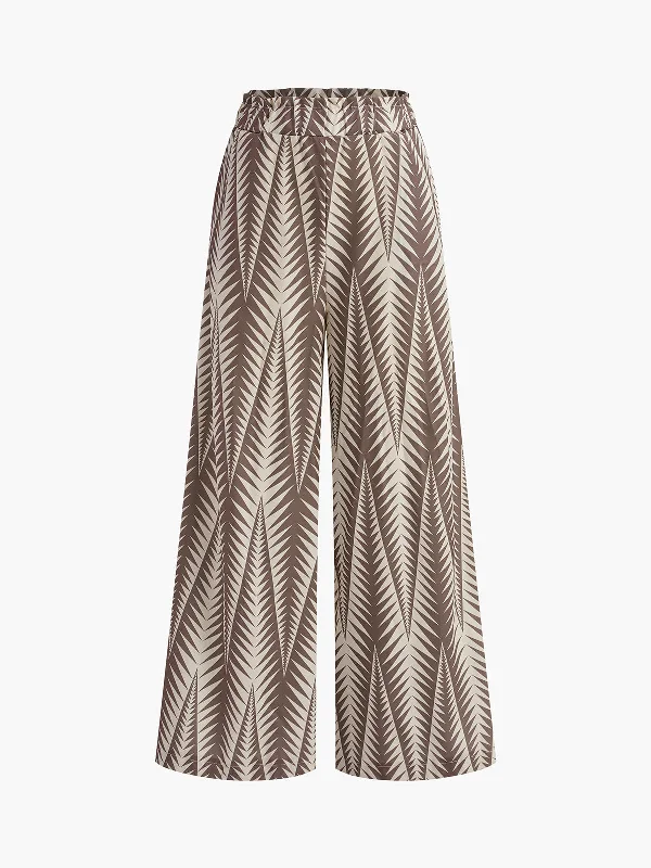 geometric-print-wide-leg-pants-set