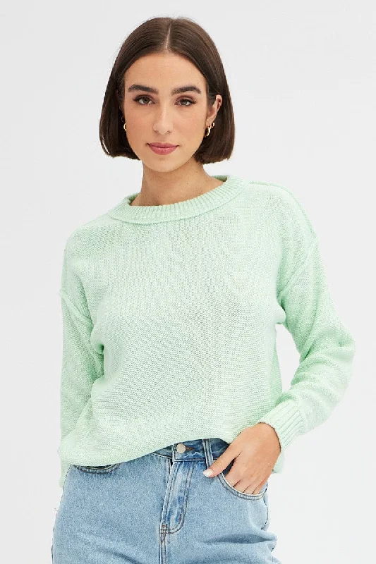 green-knit-top-long-sleeve-round-neck-kn11733-55f3-1