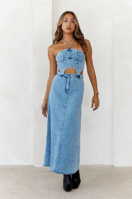 High-Definition Style Crop Top Denim