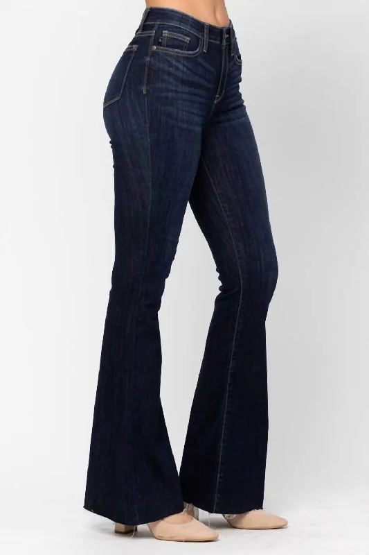 high-waist-flare-jeans-in-dark-stain