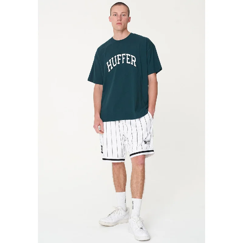 Huffer Mens Box Free Tee/3B Pin Emerald