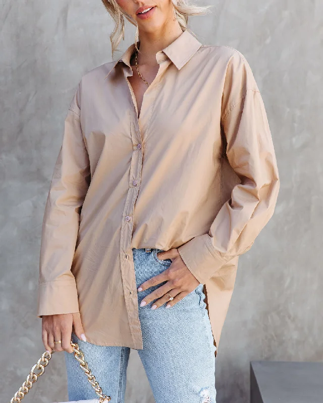 infinity-cotton-button-down-top