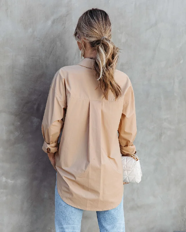 infinity-cotton-button-down-top