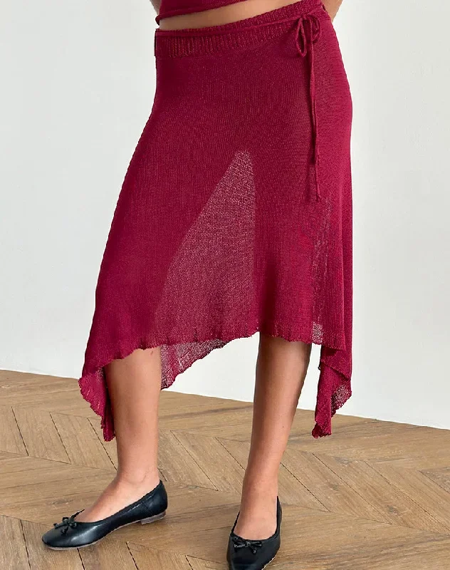 leysa-midi-skirt-sheer-knit-red-2204