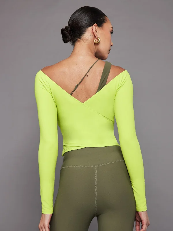 long-sleeve-wrap-top-acid-lime