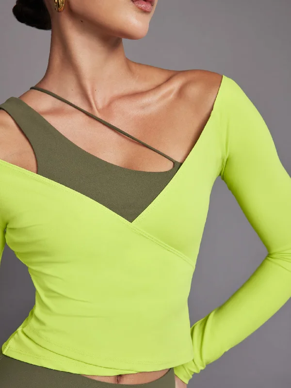 long-sleeve-wrap-top-acid-lime