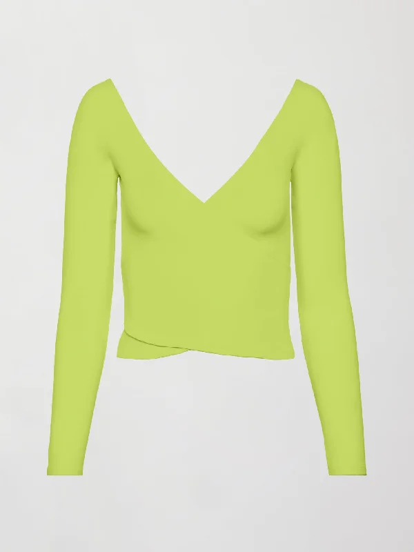 long-sleeve-wrap-top-acid-lime