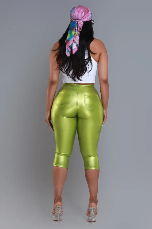 make-it-shimmer-high-rise-metallic-capri-pants-lime