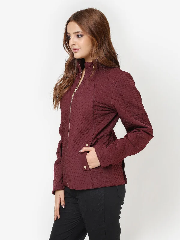 maroon-quilted-high-neck-jacket-for-women