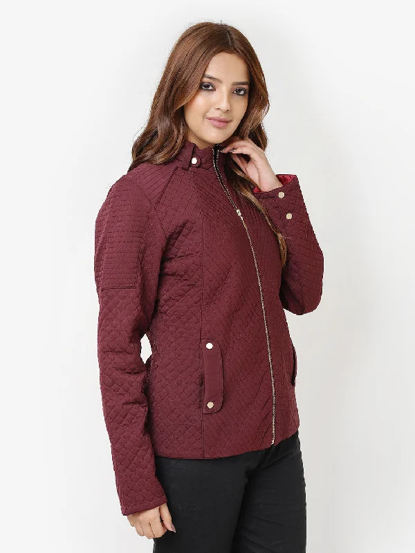 maroon-quilted-high-neck-jacket-for-women