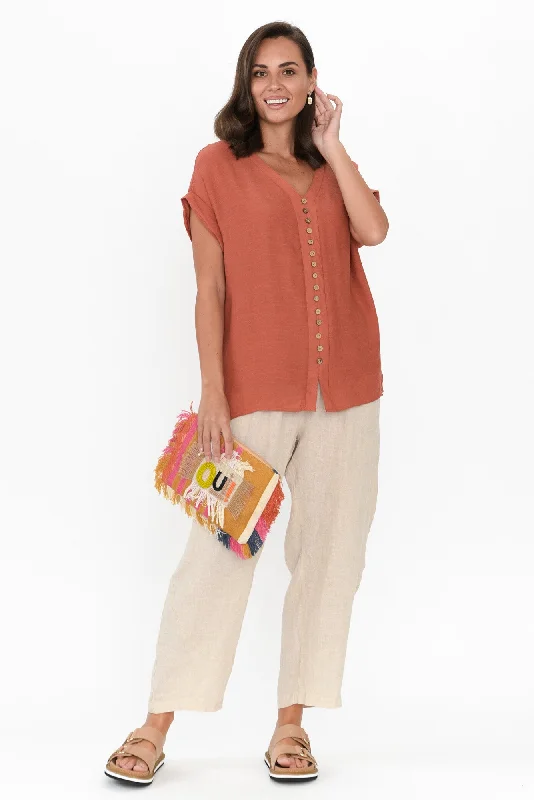 miray-rust-cotton-blend-button-top