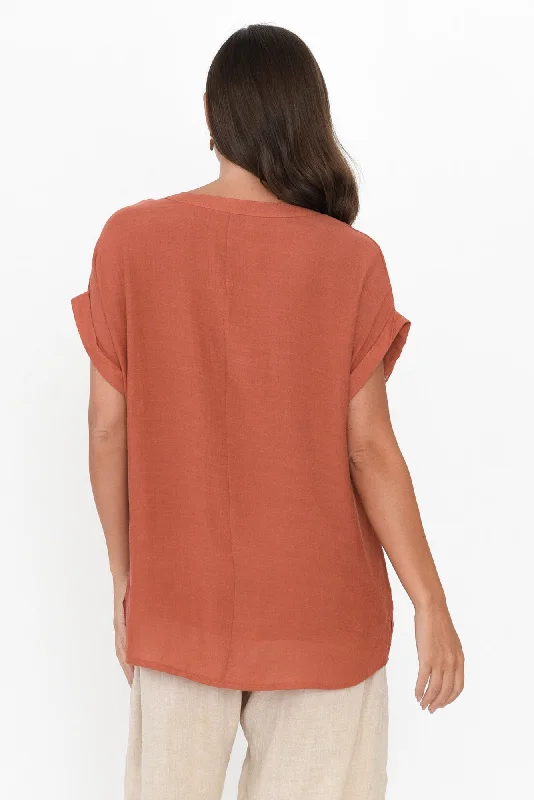 miray-rust-cotton-blend-button-top