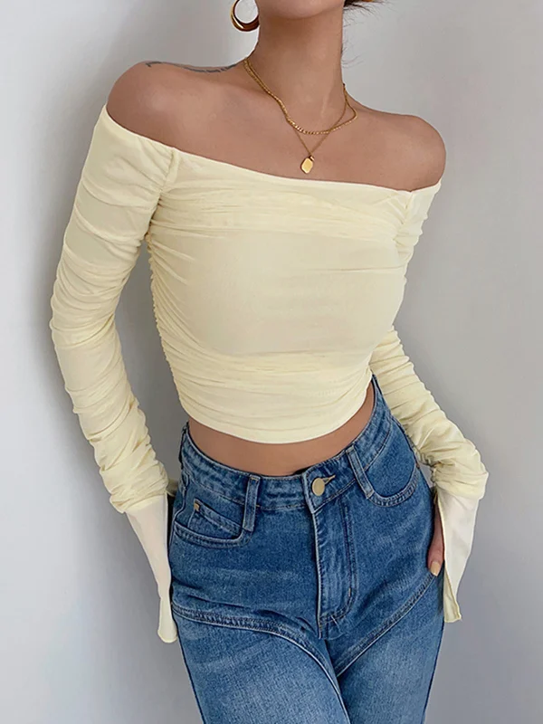 off-shoulder-mesh-crop-shirt