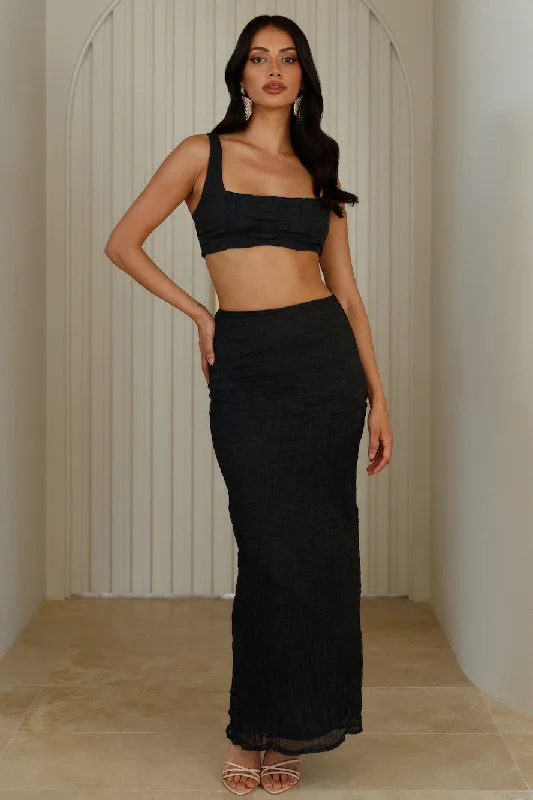 Perfect Piece Crop Top Black