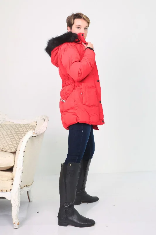 petite-quilted-jacket-with-belt-red