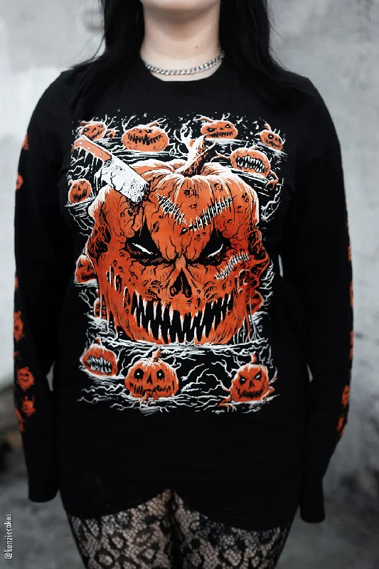 possessed-pumpkin-patch-t-shirt