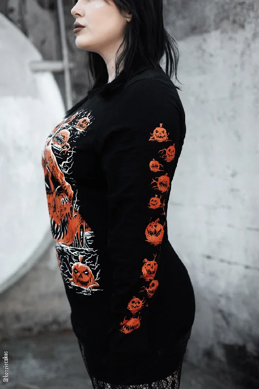 possessed-pumpkin-patch-t-shirt