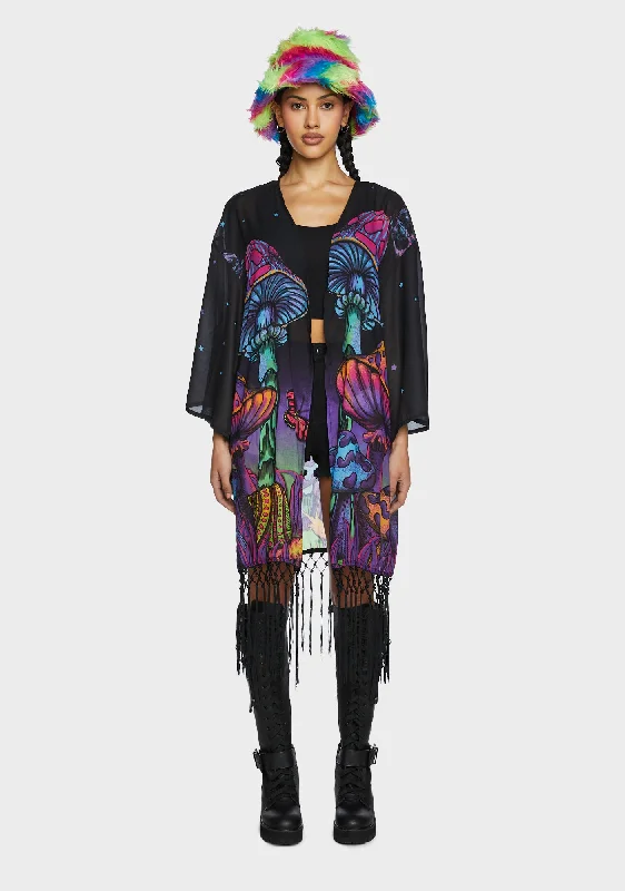 Psychedelic Fairytale Fringe Duster