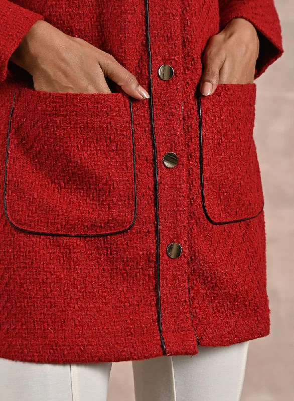 red-long-sleeve-textured-jacket-with-metallic-buttons