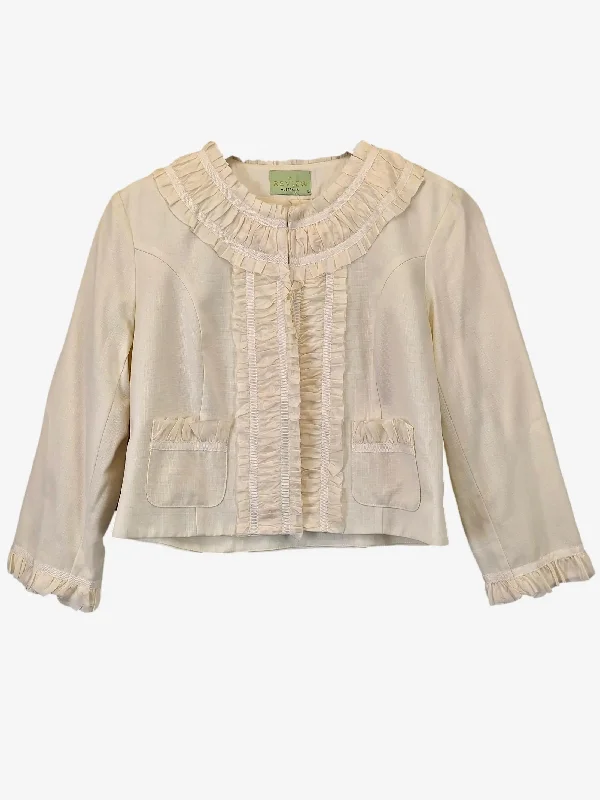 Review Vanilla Ruffle Dainty  Jacket Size 12