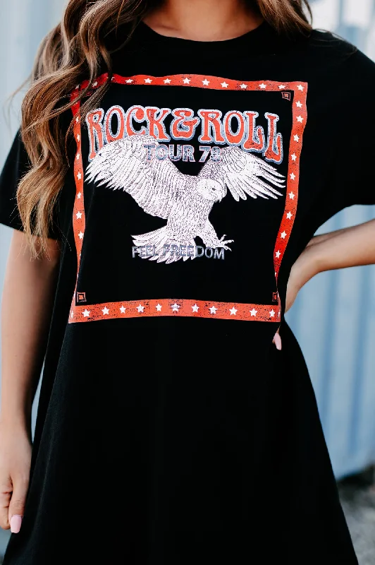 rock-roll-tour-oversized-graphic-t-shirt-dress-black-print-on-demand