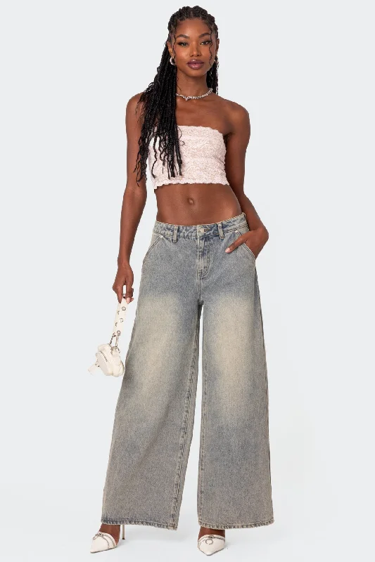 Super Baggy Wide Leg Jeans