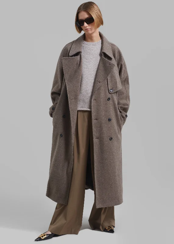 Salem Trench Coat - Espresso