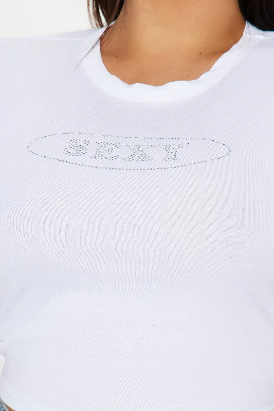 sexy-thing-rhinestone-tee-white