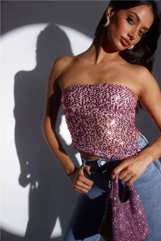 she-is-the-party-strapless-sequin-crop-top-pink