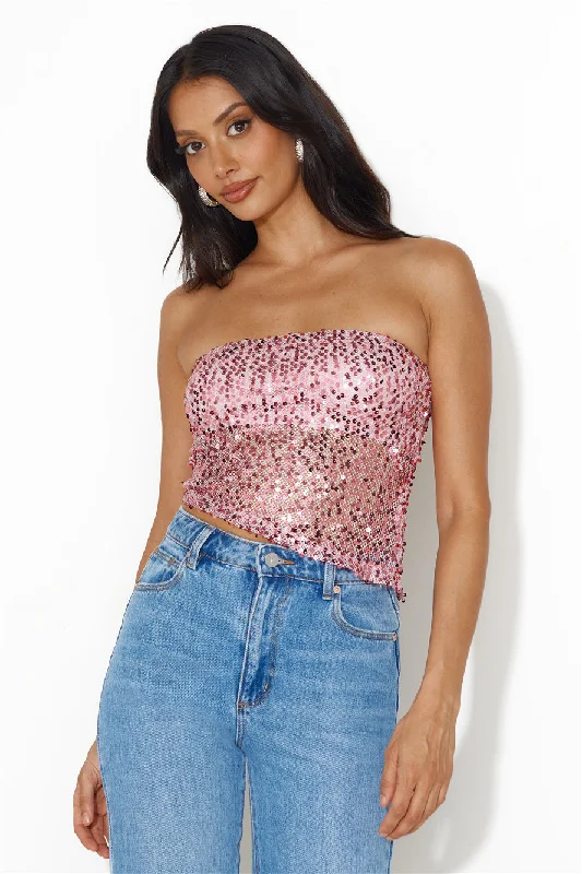 she-is-the-party-strapless-sequin-crop-top-pink