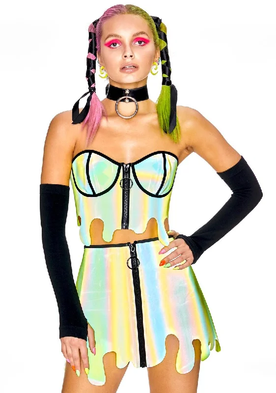 Slime Zone Reflective Bustier