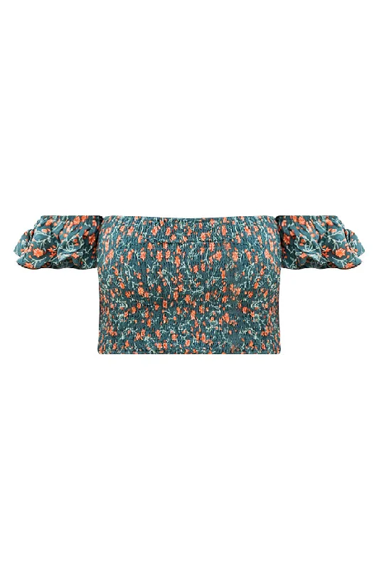 slipped-my-mind-dark-teal-and-orange-floral-printed-blouse