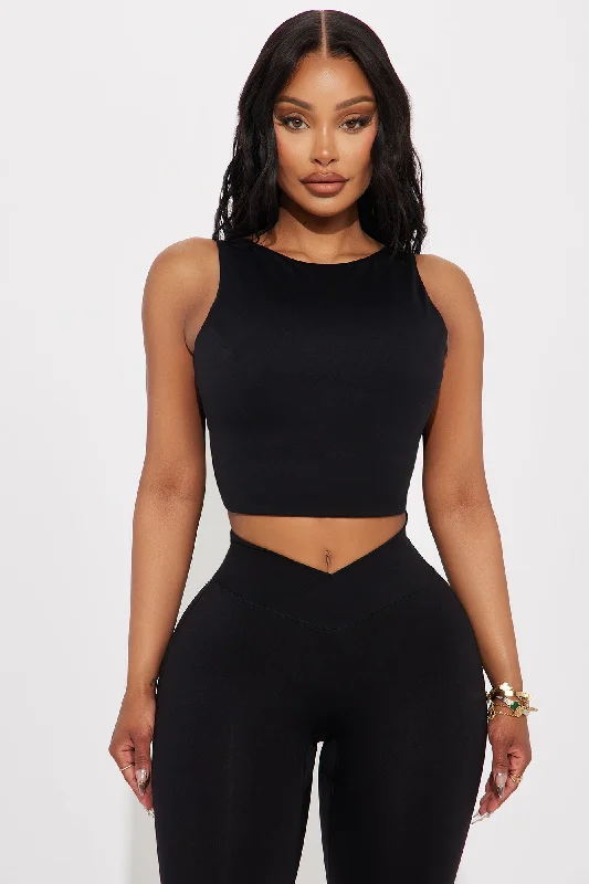 Soft Era Active Top - Black