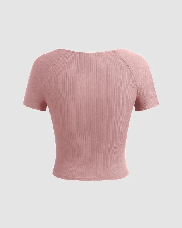 solid-ribbed-v-neck-short-sleeves-wrap-top-in-dusty-pink