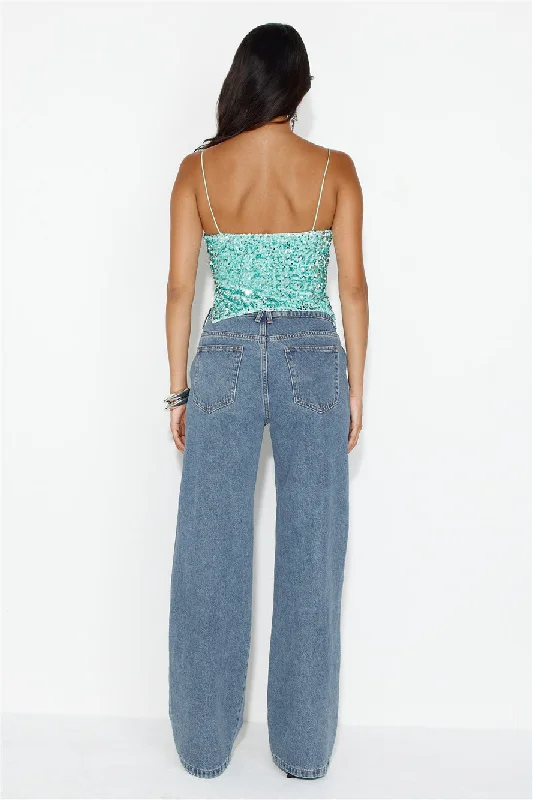 sparkling-diamond-sequin-crop-top-mint