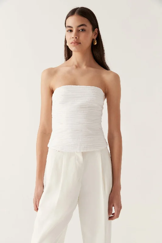 sunbeam-ruched-bustier-ivory