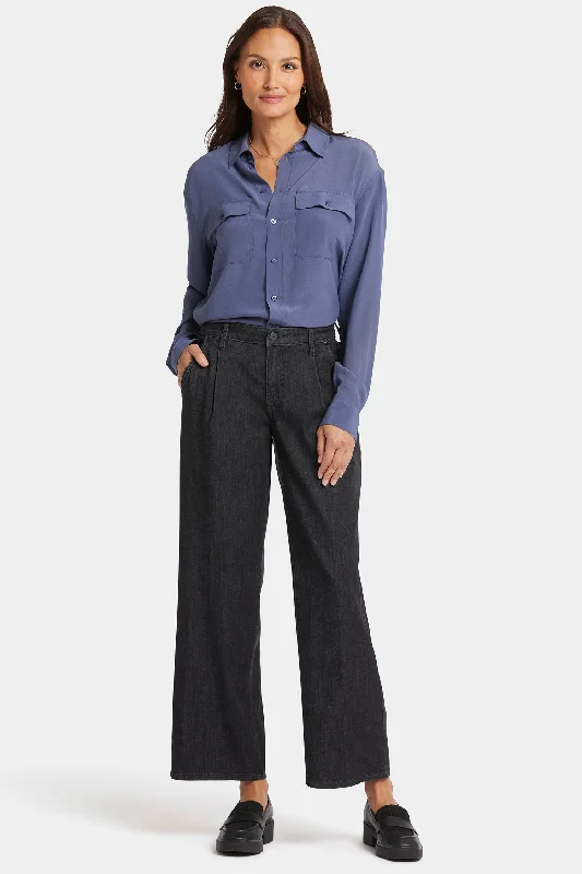 Teresa Wide Leg Ankle Jeans - Eternity