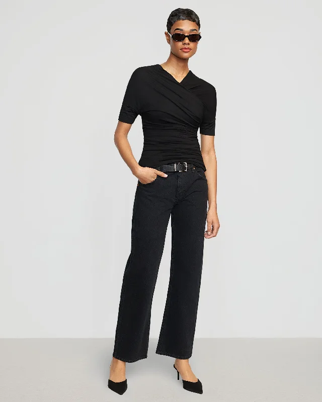 thalia-ruched-off-shoulder-tee-black