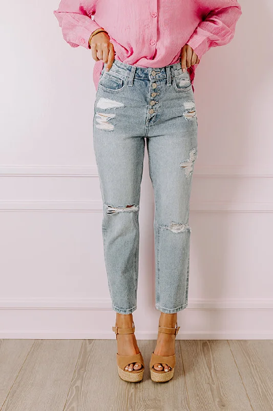 The Leith High Waist Distressed Jean