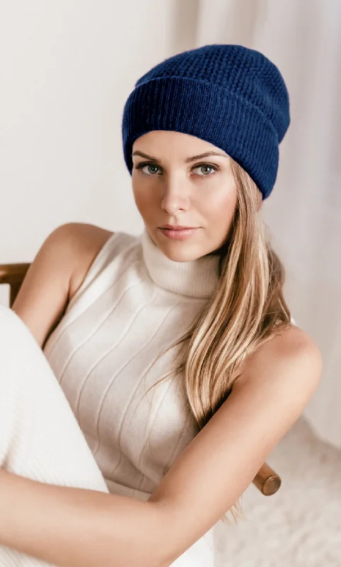 Wave Cashmere Beanie