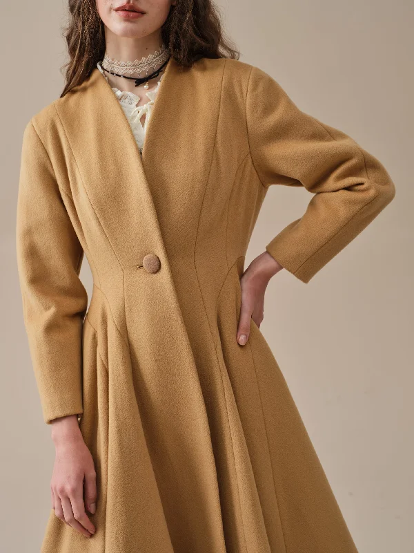 wool-coat-midi-coat-100-wool-coat-elegant-women-coat-winter-wool-coat-flared-wool-1950-coat-linennaive