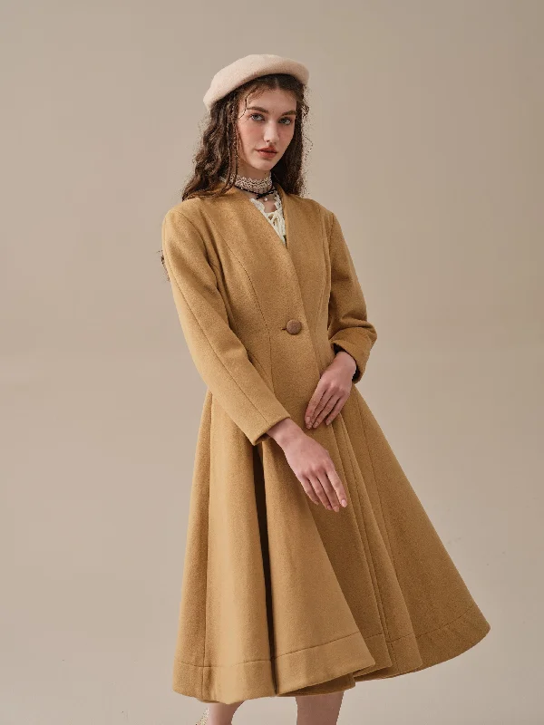 wool-coat-midi-coat-100-wool-coat-elegant-women-coat-winter-wool-coat-flared-wool-1950-coat-linennaive