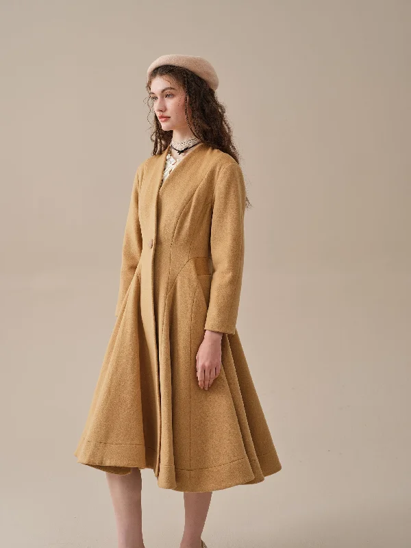 wool-coat-midi-coat-100-wool-coat-elegant-women-coat-winter-wool-coat-flared-wool-1950-coat-linennaive