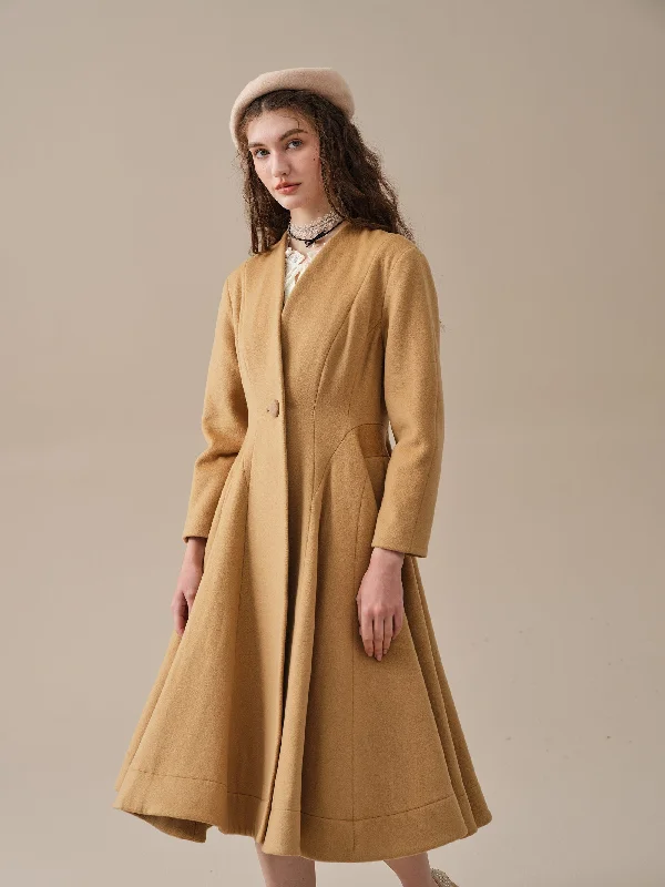 wool-coat-midi-coat-100-wool-coat-elegant-women-coat-winter-wool-coat-flared-wool-1950-coat-linennaive